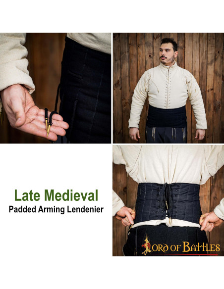 Wide padded belt to build Lendenier,...