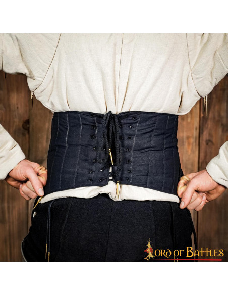 Wide padded belt to build Lendenier,...