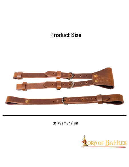 Baldric for sword composed of 3...