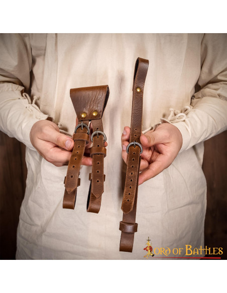 Baldric for sword composed of 3...