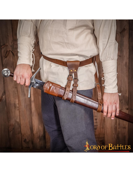 Baldric for sword composed of 3...