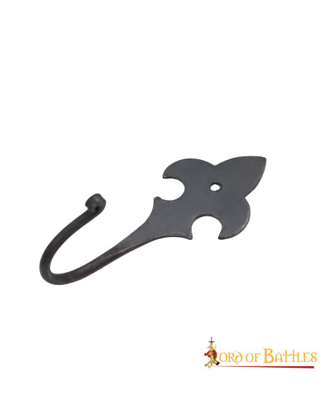 Medieval wrought iron fleur de lis...