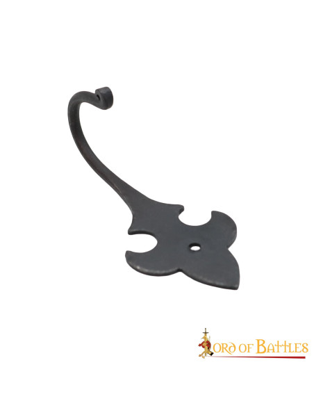 Medieval wrought iron fleur de lis...