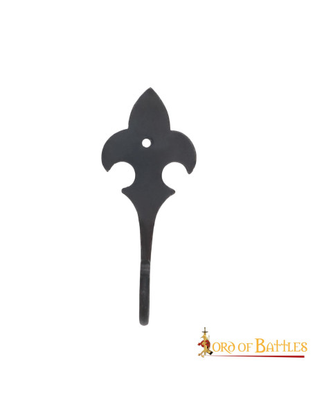 Medieval wrought iron fleur de lis...