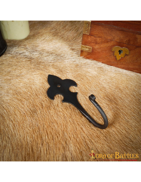 Medieval wrought iron fleur de lis...