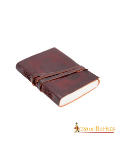 Celtic eagle leather journal