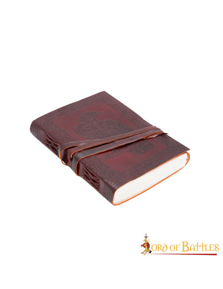Celtic eagle leather journal
