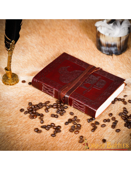 Celtic eagle leather journal