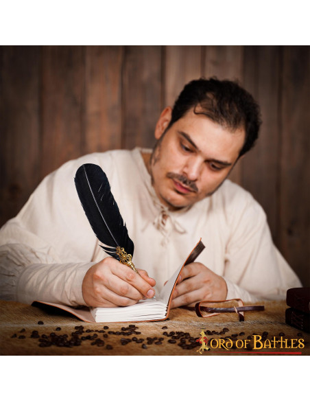 Celtic eagle leather journal