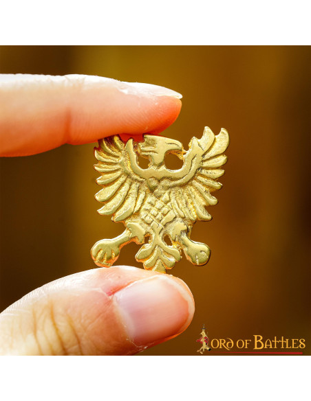 Set of 5 Heraldic Eagle belt tacks...