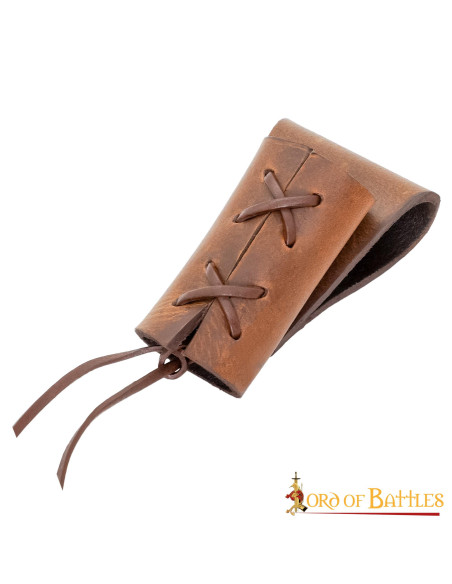 Small leather baldric for axes,...