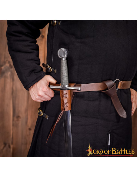 Small leather baldric for axes,...