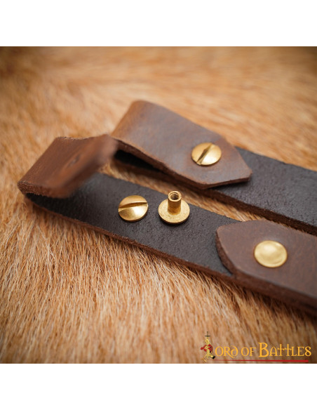 Tahalí medieval for swords with scabbard