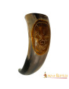 Pirate Raider drinking horn with skull