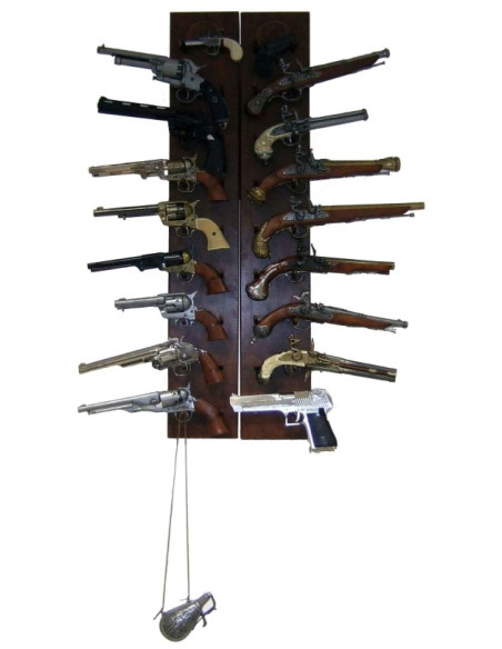 Double support for hanging 18 pieces