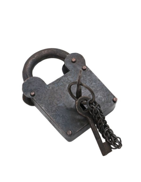 Square medieval padlock with keys,... Square medieval padlock with keys,...