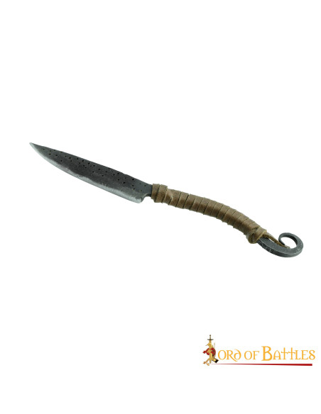 Forged functional medieval knife