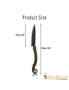 Forged functional medieval knife 2