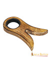 Original support for horns in wood
