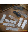100 Lombard Byzantine steel slat plates