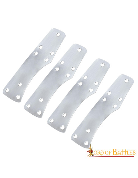 100 Lombard Byzantine steel slat plates