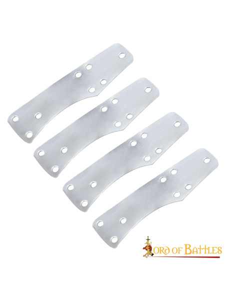 100 Lombard Byzantine steel slat plates