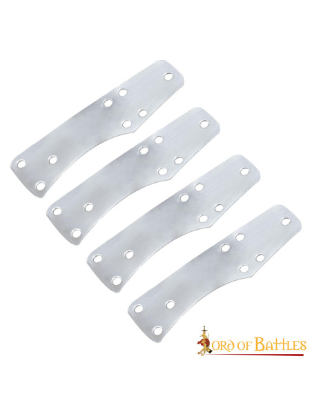 100 Lombard Byzantine steel slat plates