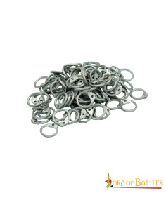 Aluminum chainmail rings for riveting 2