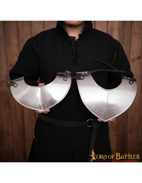 Classic medieval steel gorget