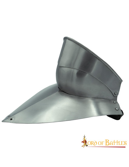 Medieval gorget with bib, XV century