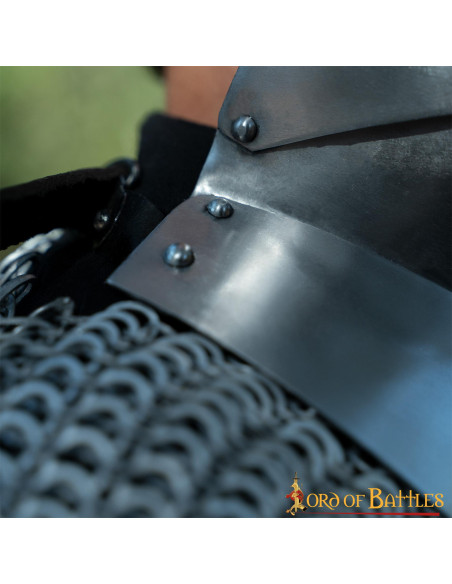 Medieval gorget with bib, XV century