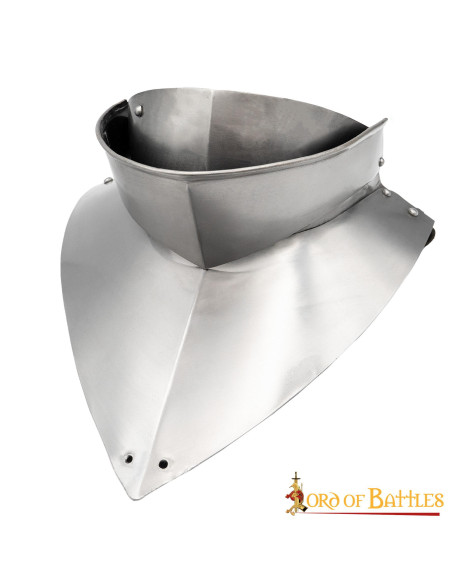 Medieval gorget with bib, XV century