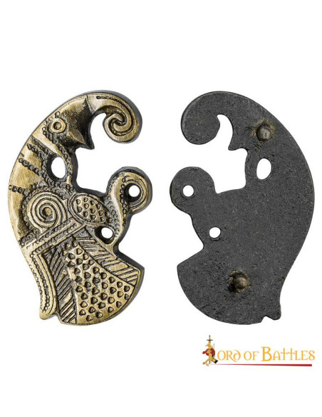 Antique Brass Ravens with Paired Mounts