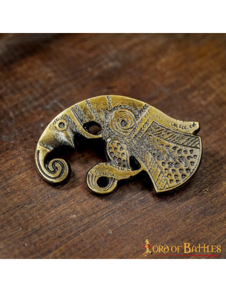 Antique Brass Ravens with Paired Mounts