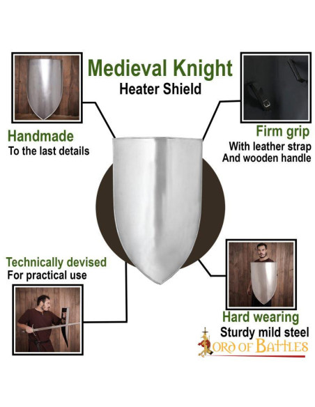 Medieval knight shield to customize