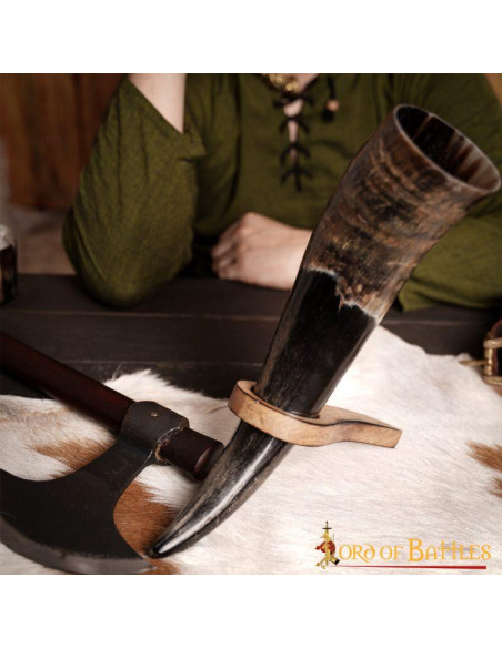 Viking ox horn to drink, 400-500 ml.