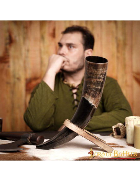 Viking ox horn to drink, 400-500 ml.