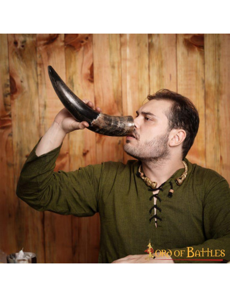 Viking ox horn to drink, 400-500 ml.