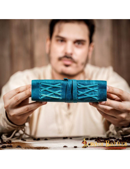 Fancy notes journal handmade blue...