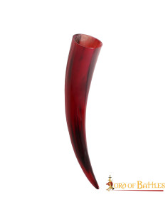 Red horn to drink in ox horn (400-500 ml.)