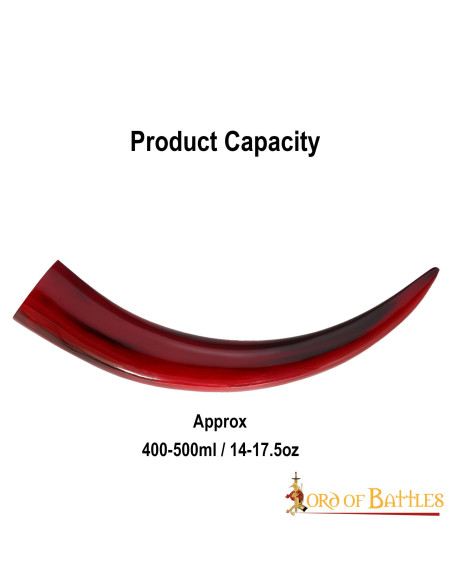 Red horn to drink in ox horn (400-500...