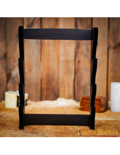 3-tier wooden stand for axes or swords