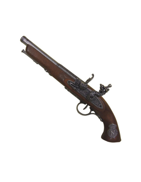 Flintlock pistol, France 19th century. (left handed)