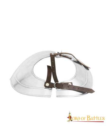 Simple medieval gorget in mild steel