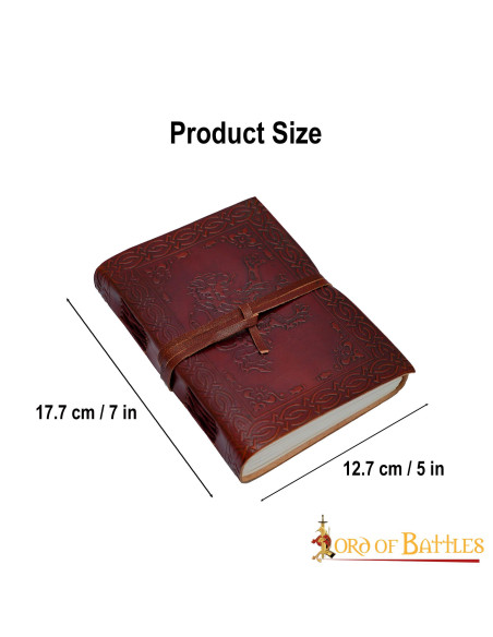 Handmade Rampant Lion Heraldic Journal