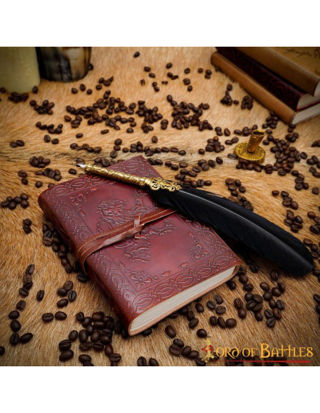 Handmade Rampant Lion Heraldic Journal