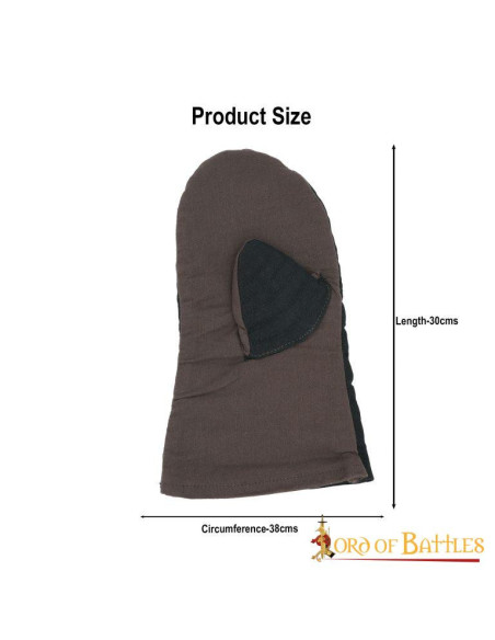 Handcrafted Quilted Mittens Canvas...