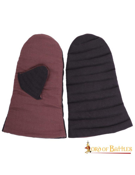 Handcrafted Quilted Mittens Canvas...