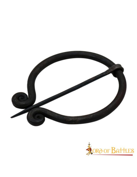 Wrought Iron Functional Cloak Brooch