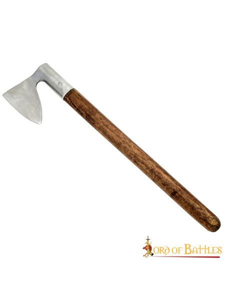 War ax XIV century with steel head